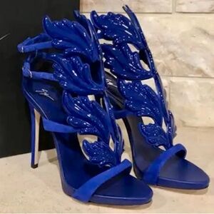 Designer inspired? Blue high heels Giuseppe Zanotti